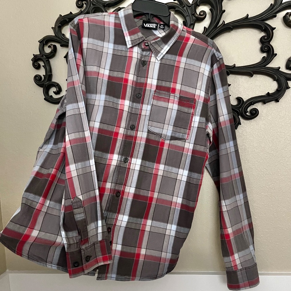 VANS Boys Cotton Shirt M